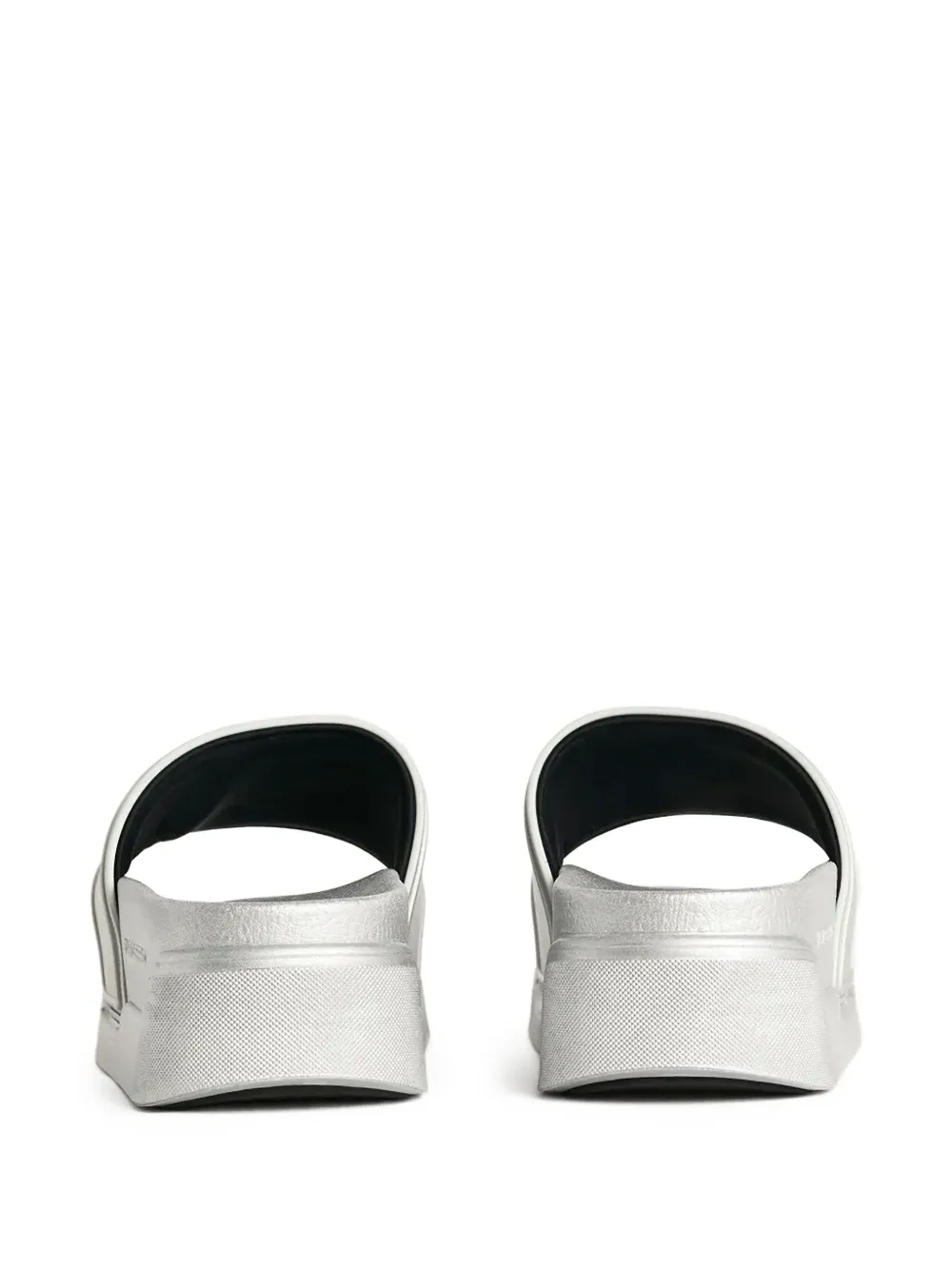 KARL LAGERFELD LOGO-EMBOSSED SLIDES