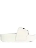 Karl Lagerfeld Ikon Kondo pool slides - White