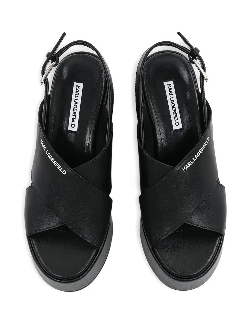 KARL LAGERFELD 90MM KROSS SANDALS