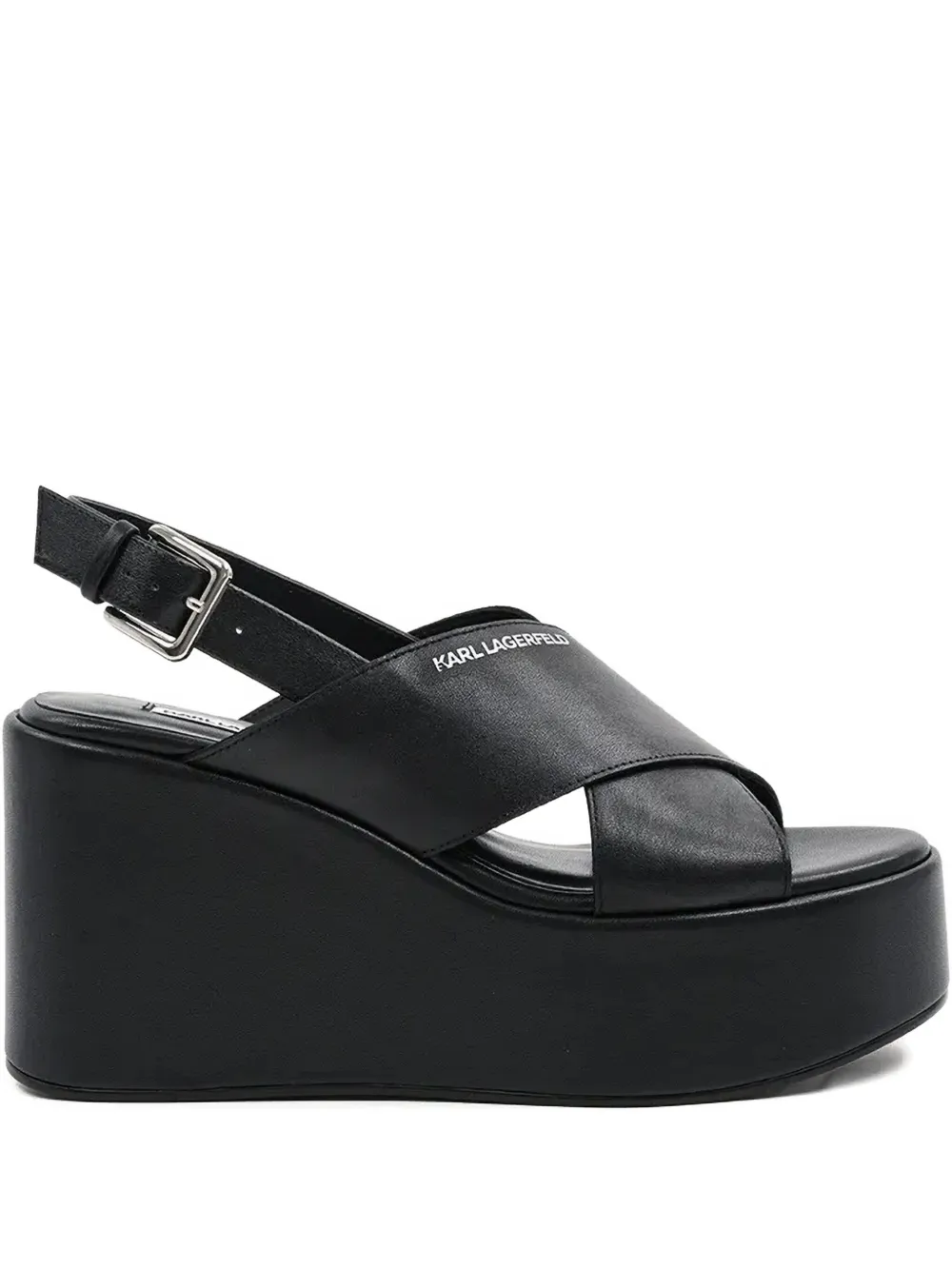 Karl Lagerfeld 90mm Kross sandals Black