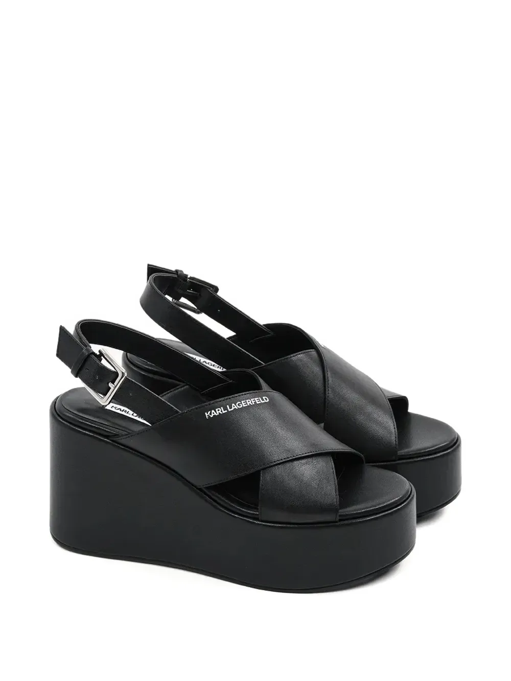 KARL LAGERFELD 90MM KROSS SANDALS