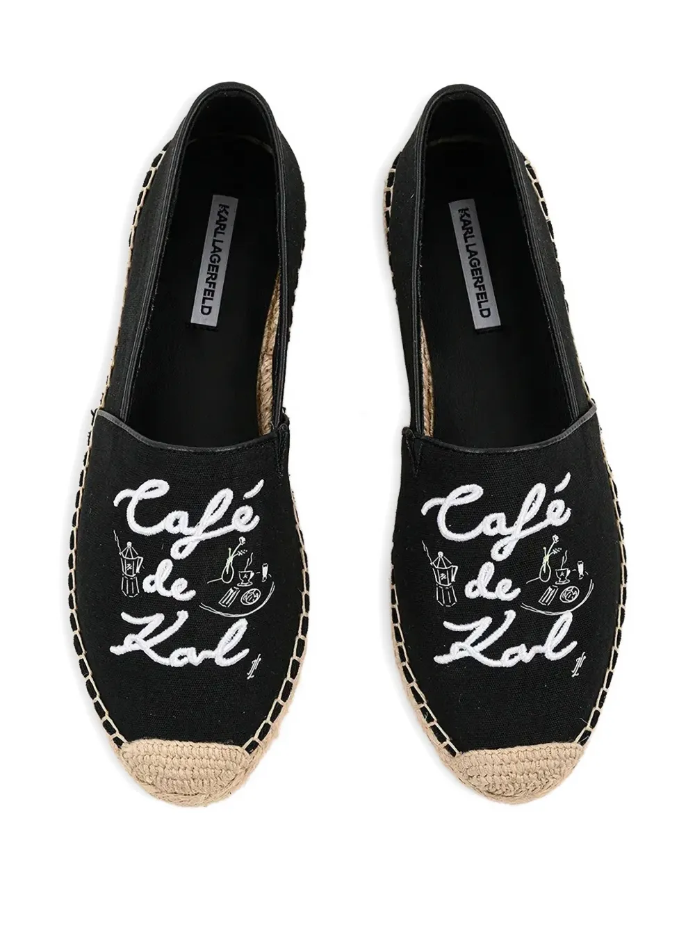 Shop Karl Lagerfeld Kamini Duo Espadrilles