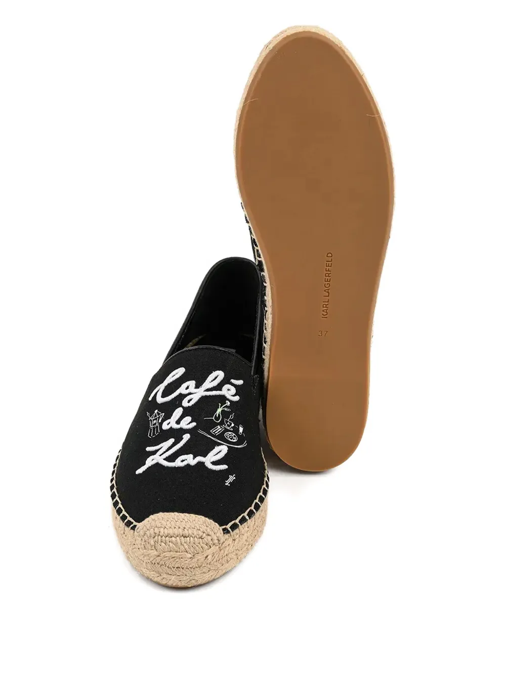 Shop Karl Lagerfeld Kamini Duo Espadrilles
