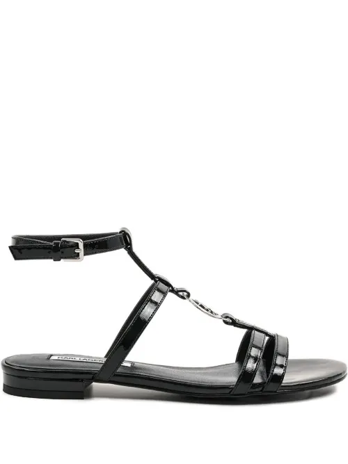 Sandales plates à brides - Karl Lagerfeld - Modalova