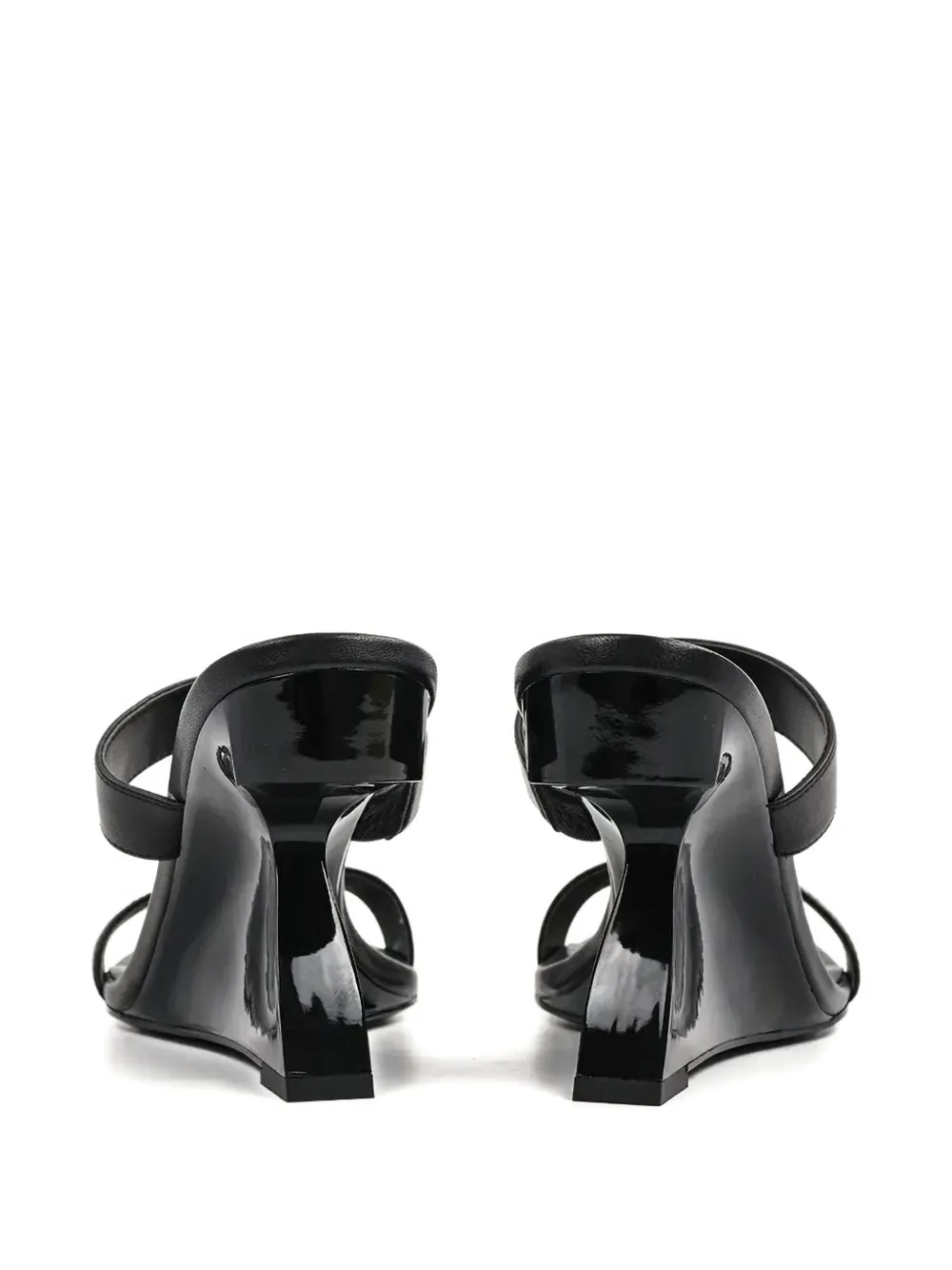 Karl Lagerfeld 90mm logo-print sandals Black