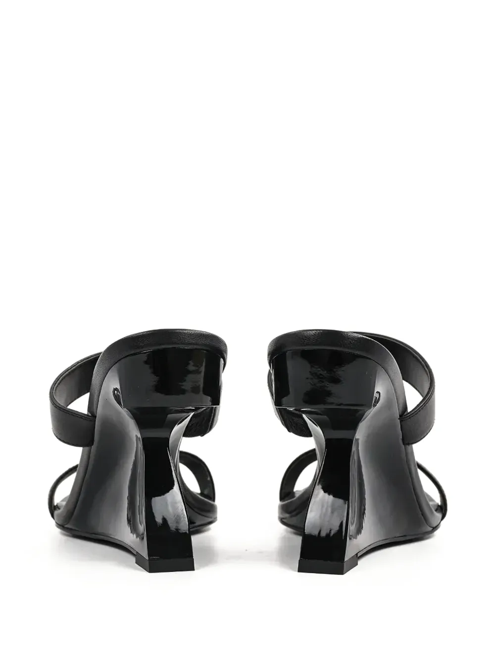 Karl Lagerfeld 90mm logo-print sandals Black