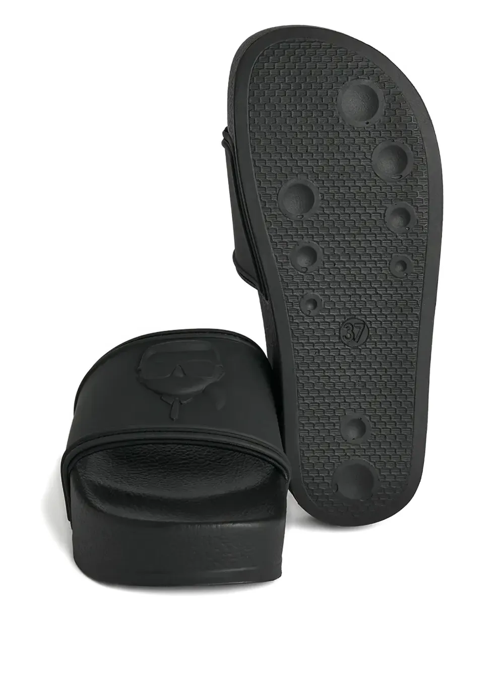 KARL LAGERFELD IKON KONDO POOL SLIDES