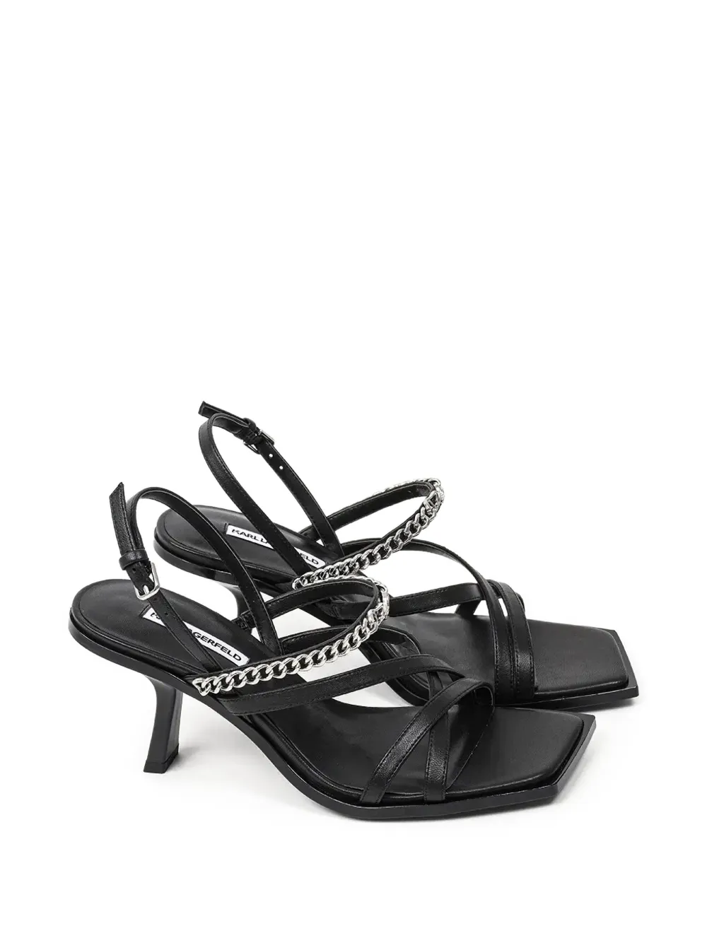 Karl Lagerfeld 70mm Karmel sandals Black