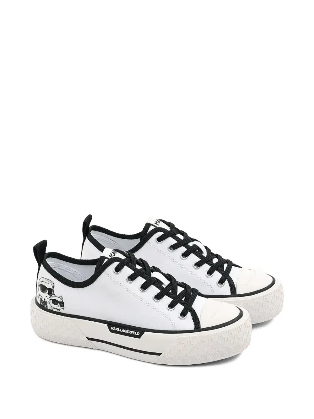 Karl Lagerfeld Kampus sneakers - Wit
