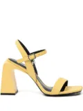 Karl Lagerfeld ankle-strap heeled sandals - Yellow