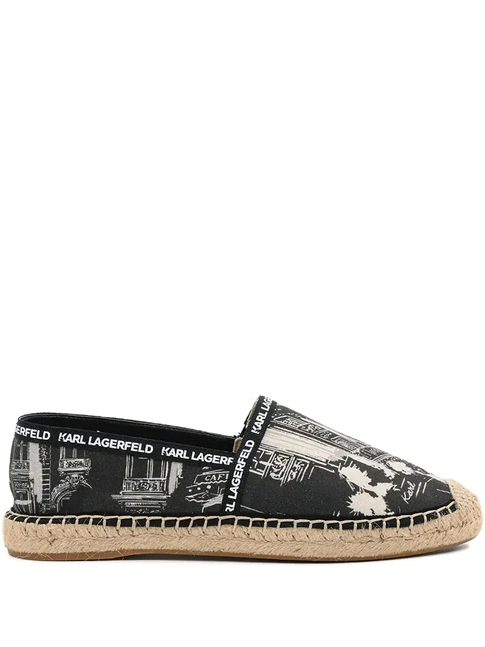 Karl Lagerfeld Kamini espadrilles Black