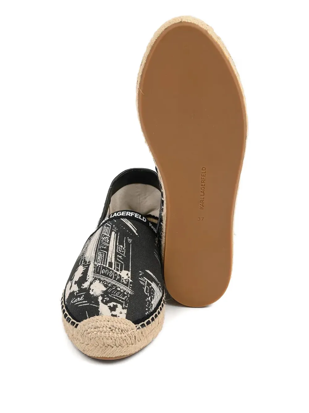 Karl Lagerfeld Kamini espadrilles Black