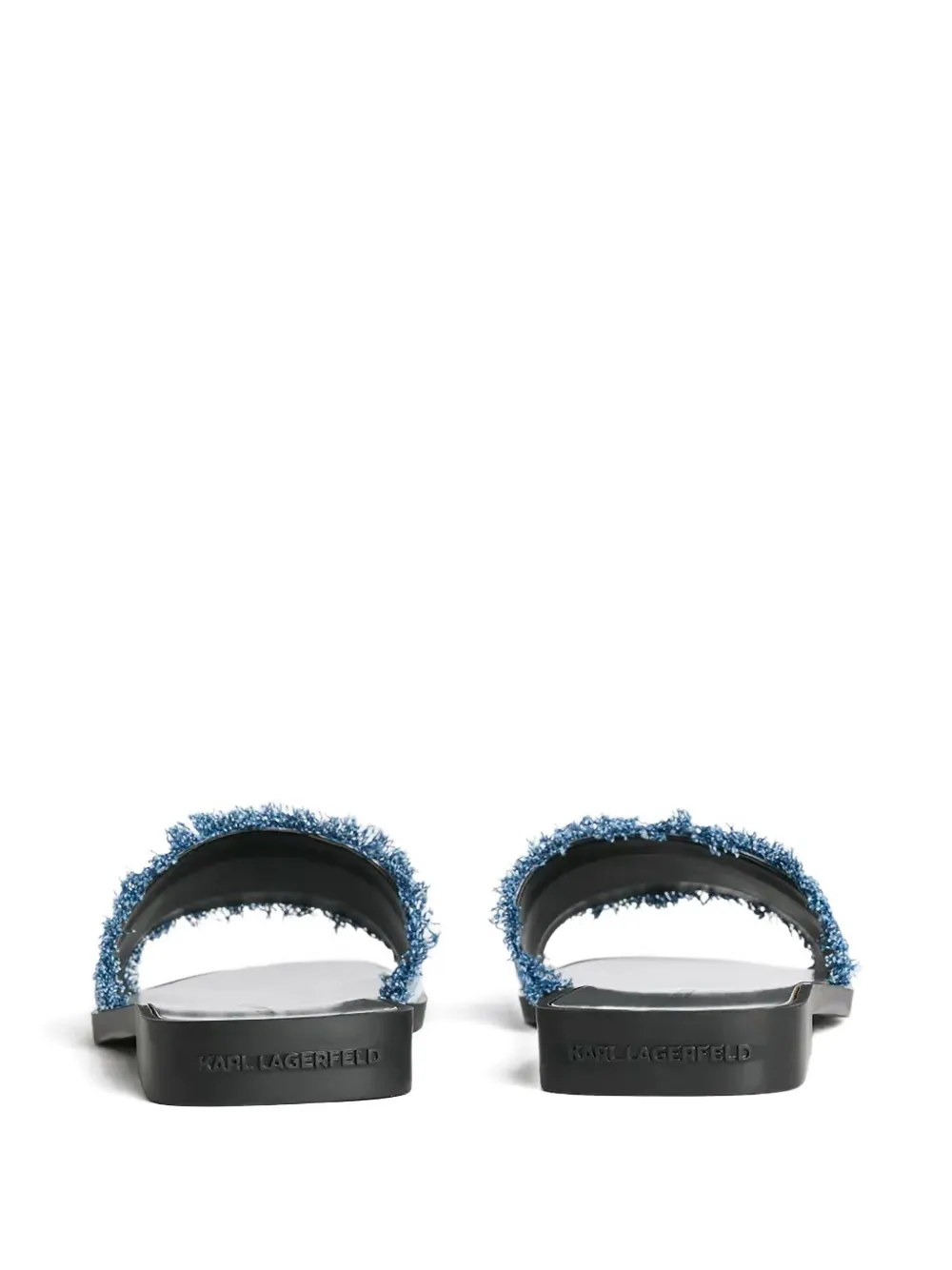 Karl Lagerfeld Skoot Ii Border Sandals In Blue
