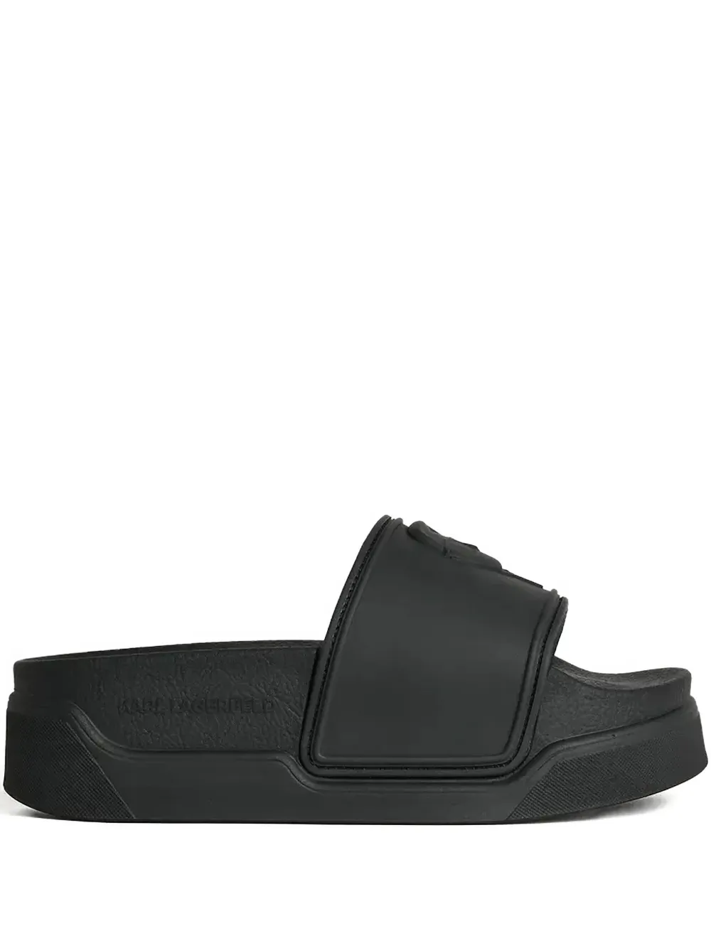 Karl Lagerfeld Ikon Kondo pool slides Black