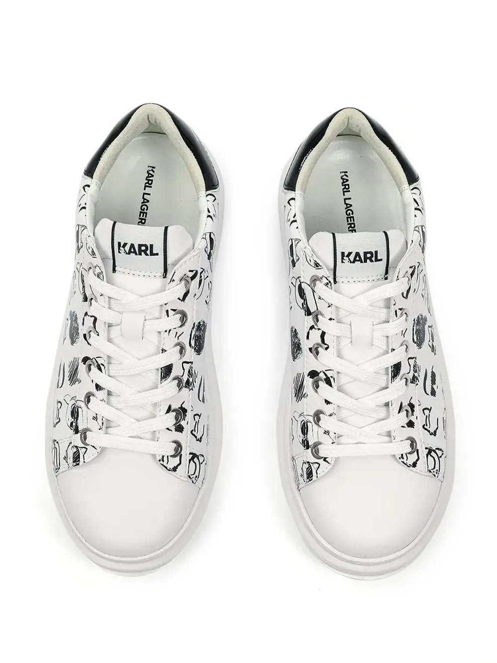 Karl Lagerfeld Icon NFT Capri Graffiti sneakers White