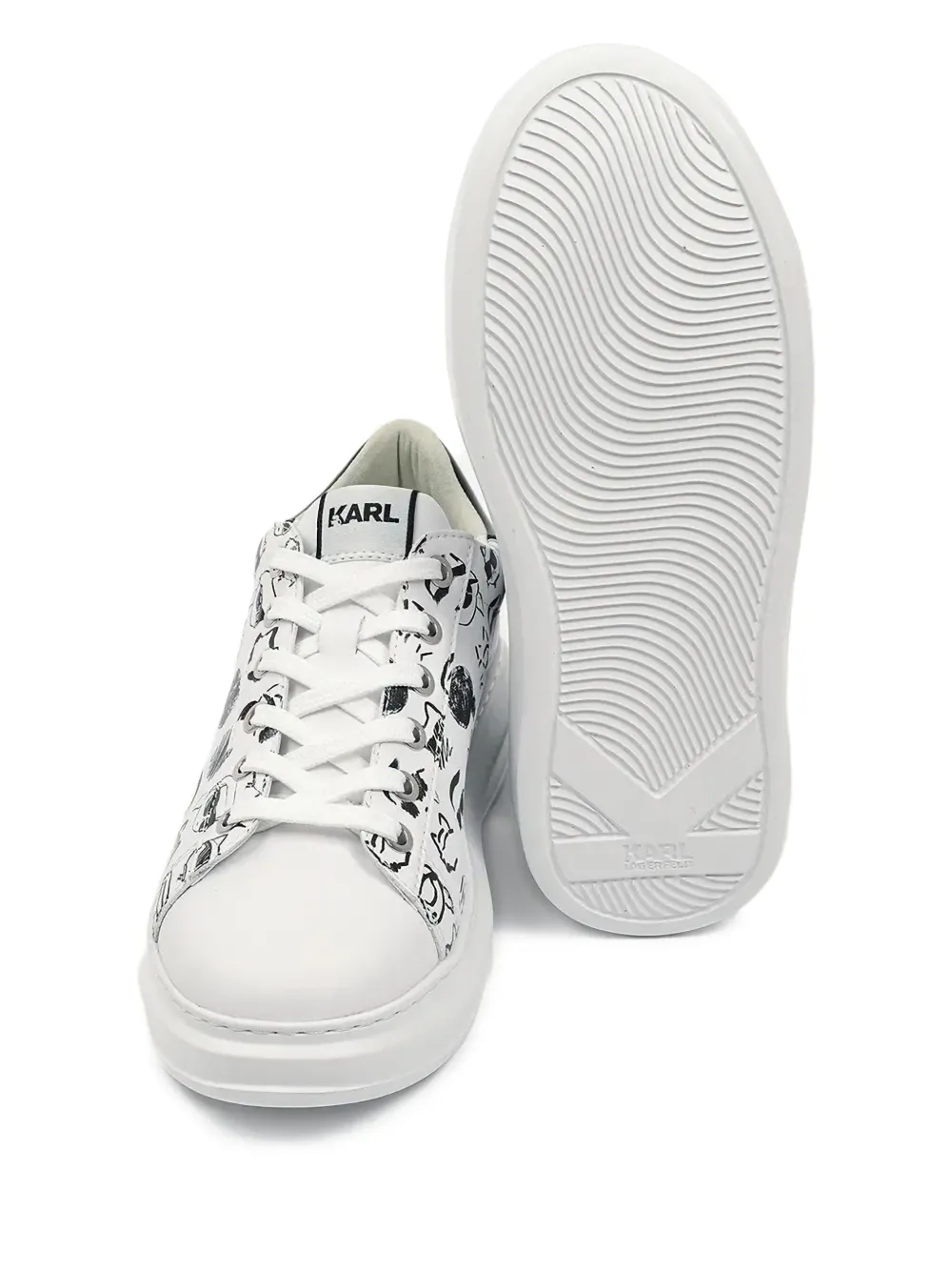 Karl Lagerfeld Icon NFT Capri Graffiti sneakers White