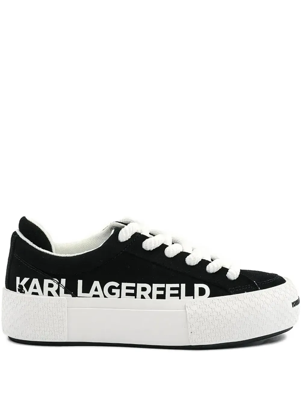 Karl Lagerfeld logo-print sneakers Zwart