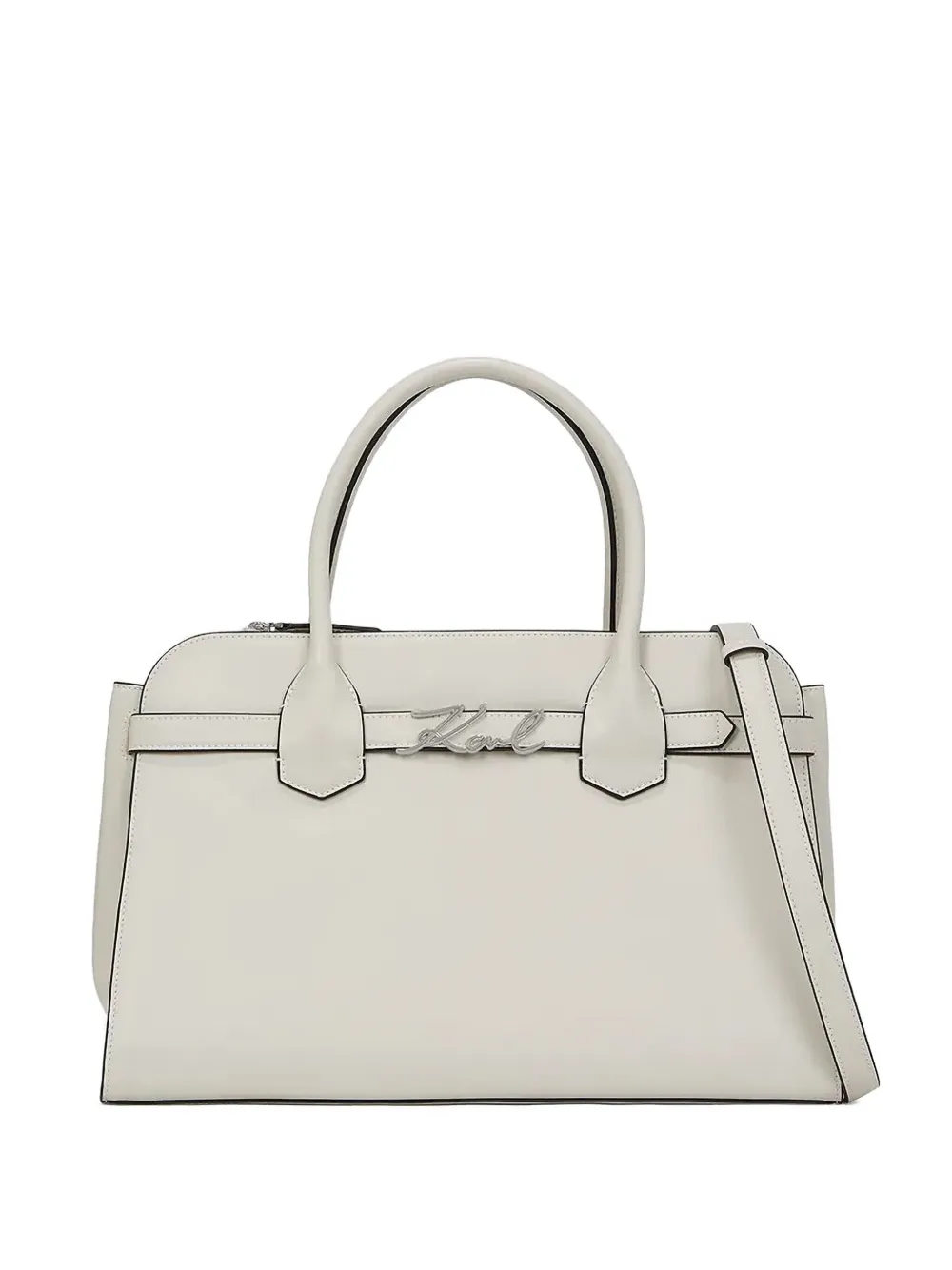 Karl Lagerfeld sac à main structuré | tons neutres | Image 1