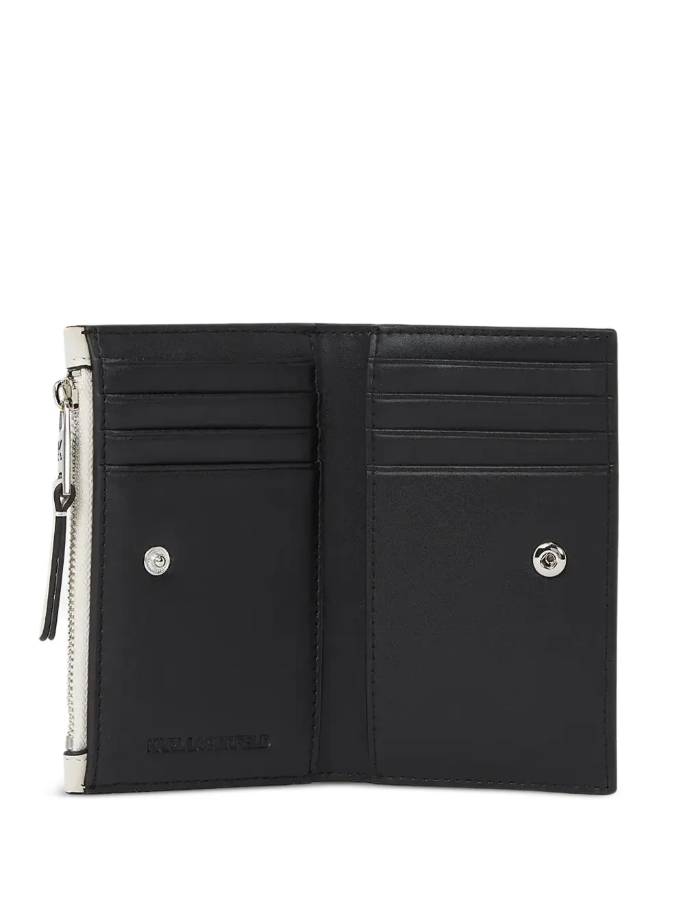 Karl Lagerfeld K Signature portemonnee met rits Wit