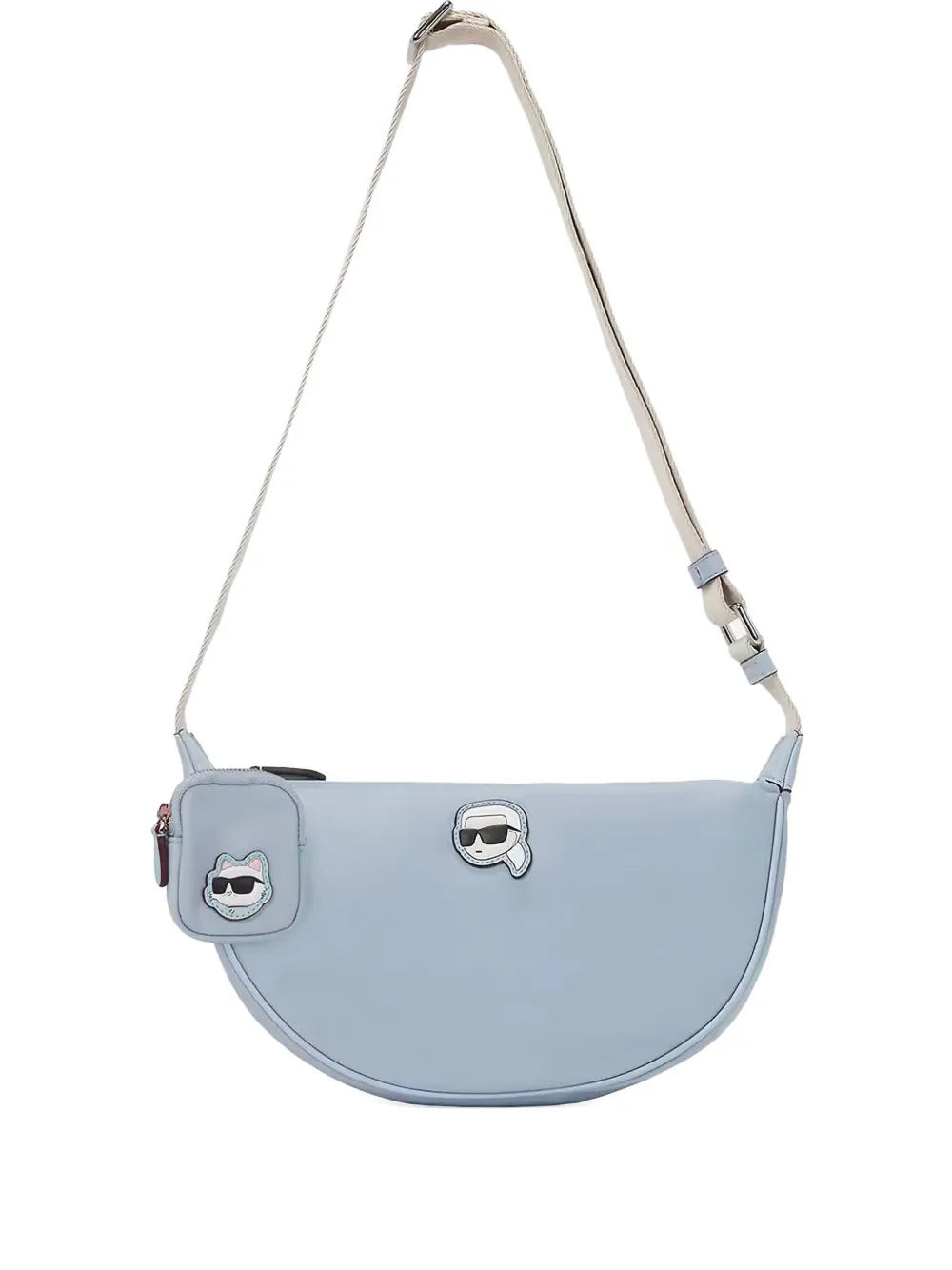 Karl Lagerfeld Ikon K kleine schoudertas Blauw