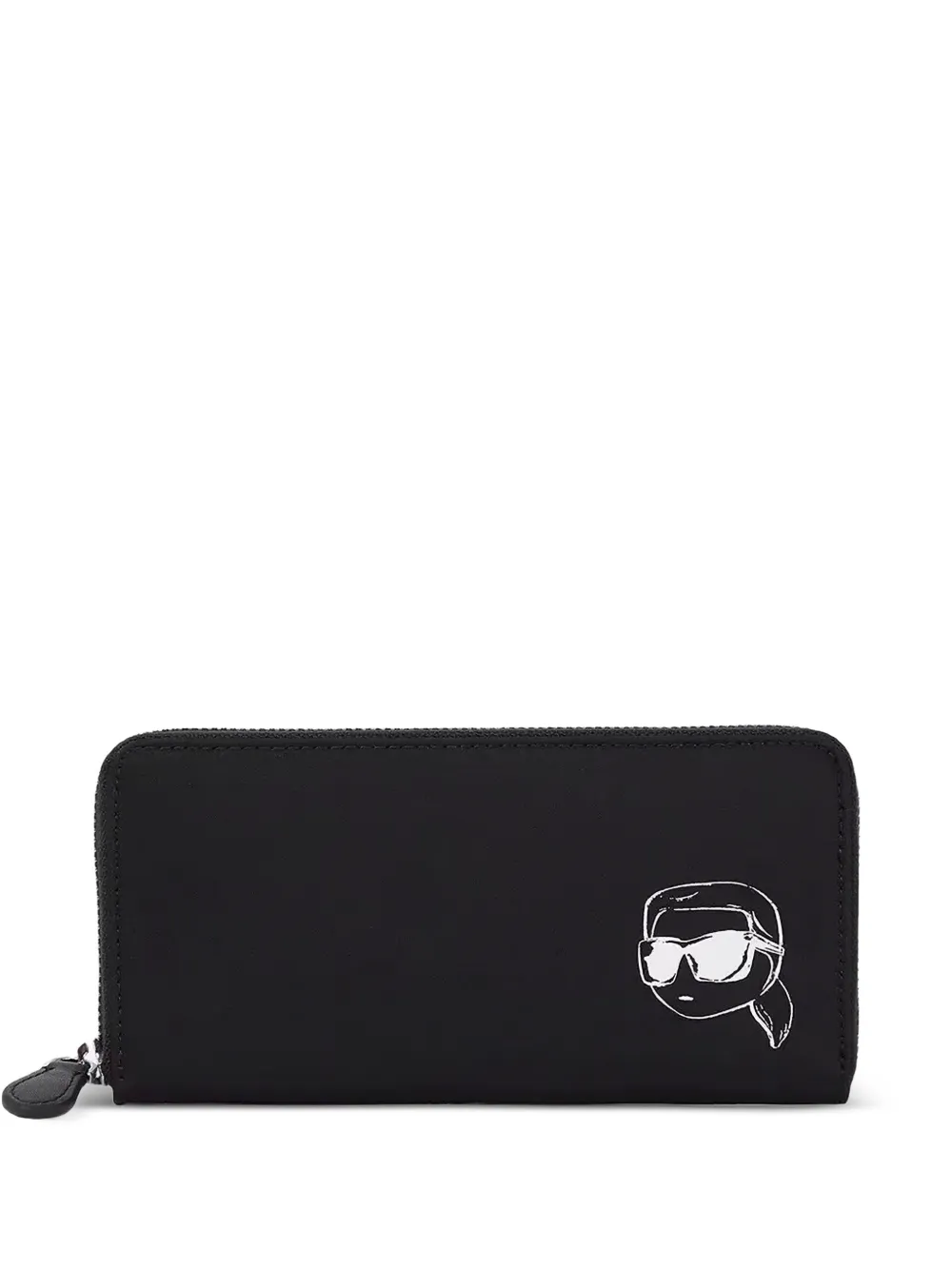 Karl Lagerfeld logo-print wallet | Black | Image 1