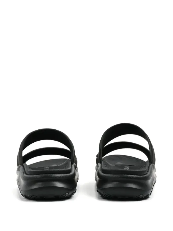 Karl Lagerfeld logo-print Slides | Black | FARFETCH display picture 3