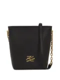 Karl Lagerfeld small K/Autograph bucket bag - Black