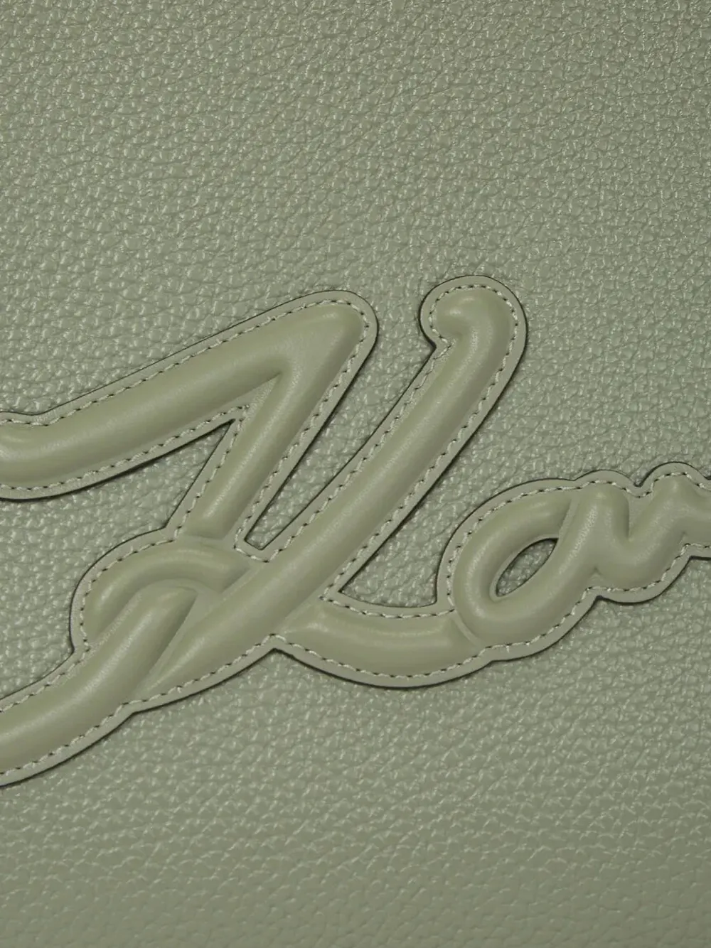 Karl Lagerfeld Shopper met logo-reliëf Groen