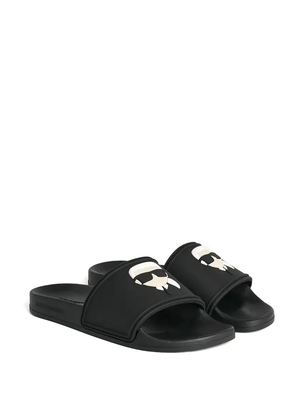 Karl Lagerfeld flip flops con logo en relieve | Image 2