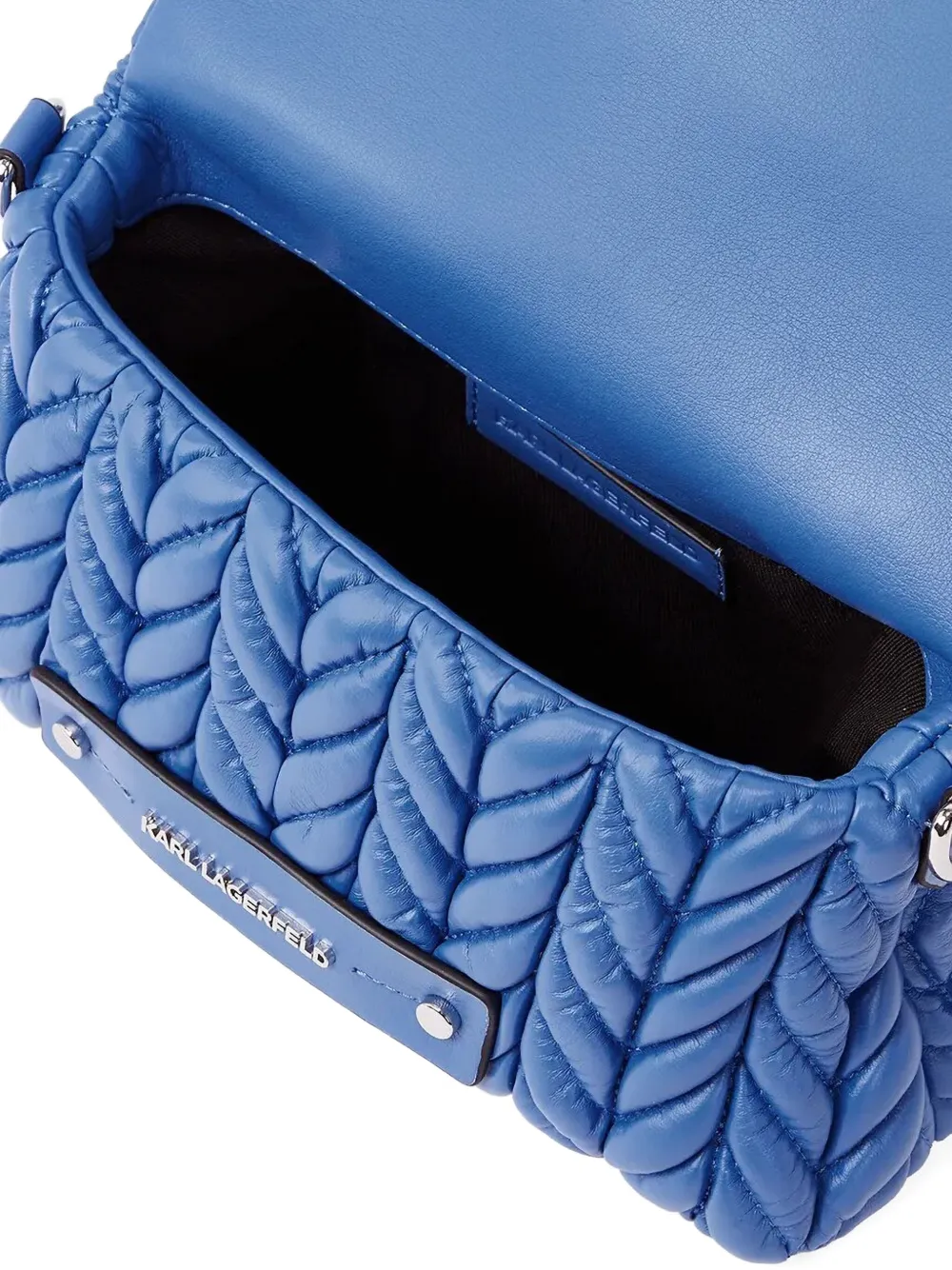 Karl Lagerfeld K Weave crossbodytas Blauw