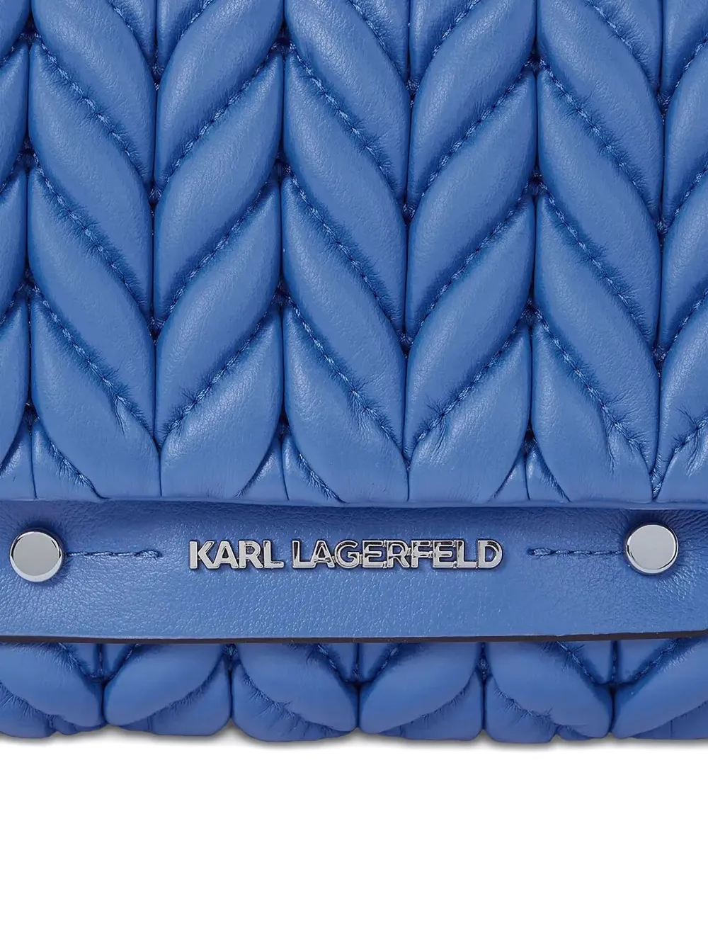 Karl Lagerfeld K Weave crossbodytas Blauw