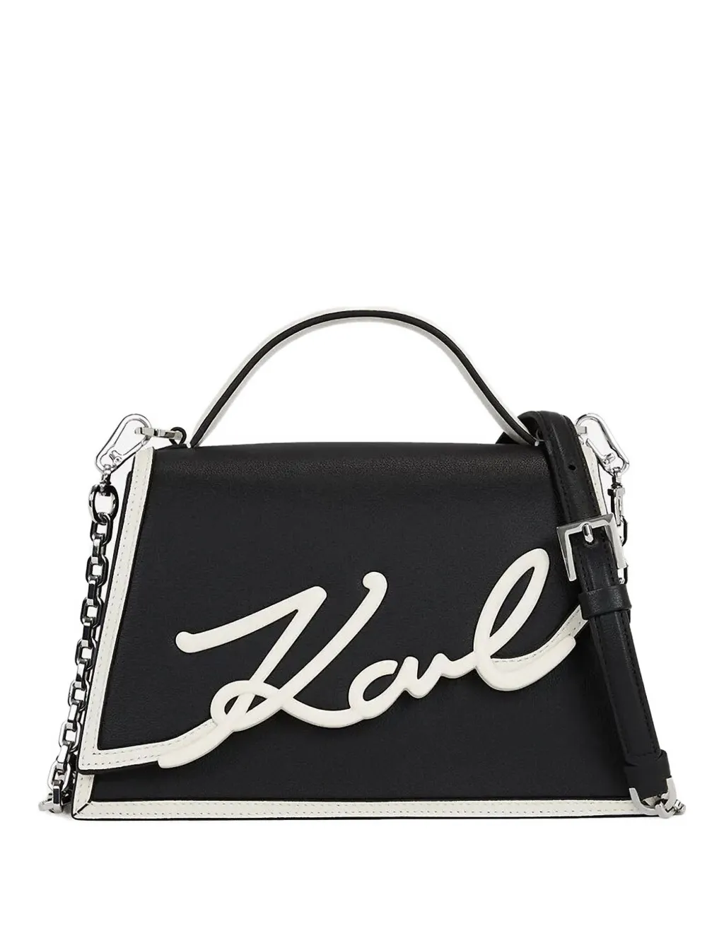 Karl Lagerfeld KLeine K Signature crossbodytas Zwart