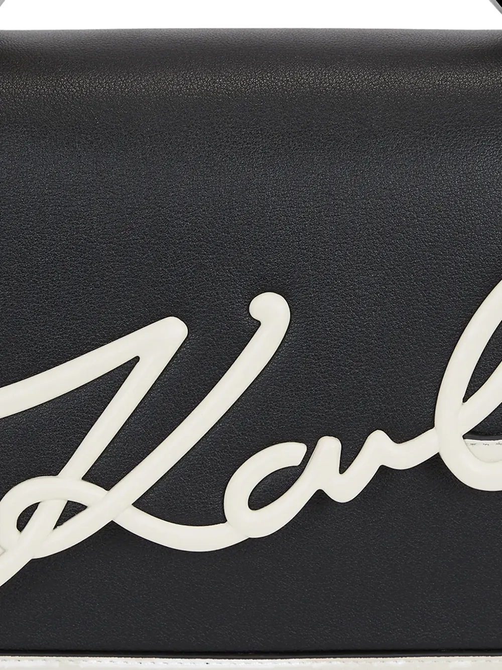 Karl Lagerfeld KLeine K Signature crossbodytas Zwart