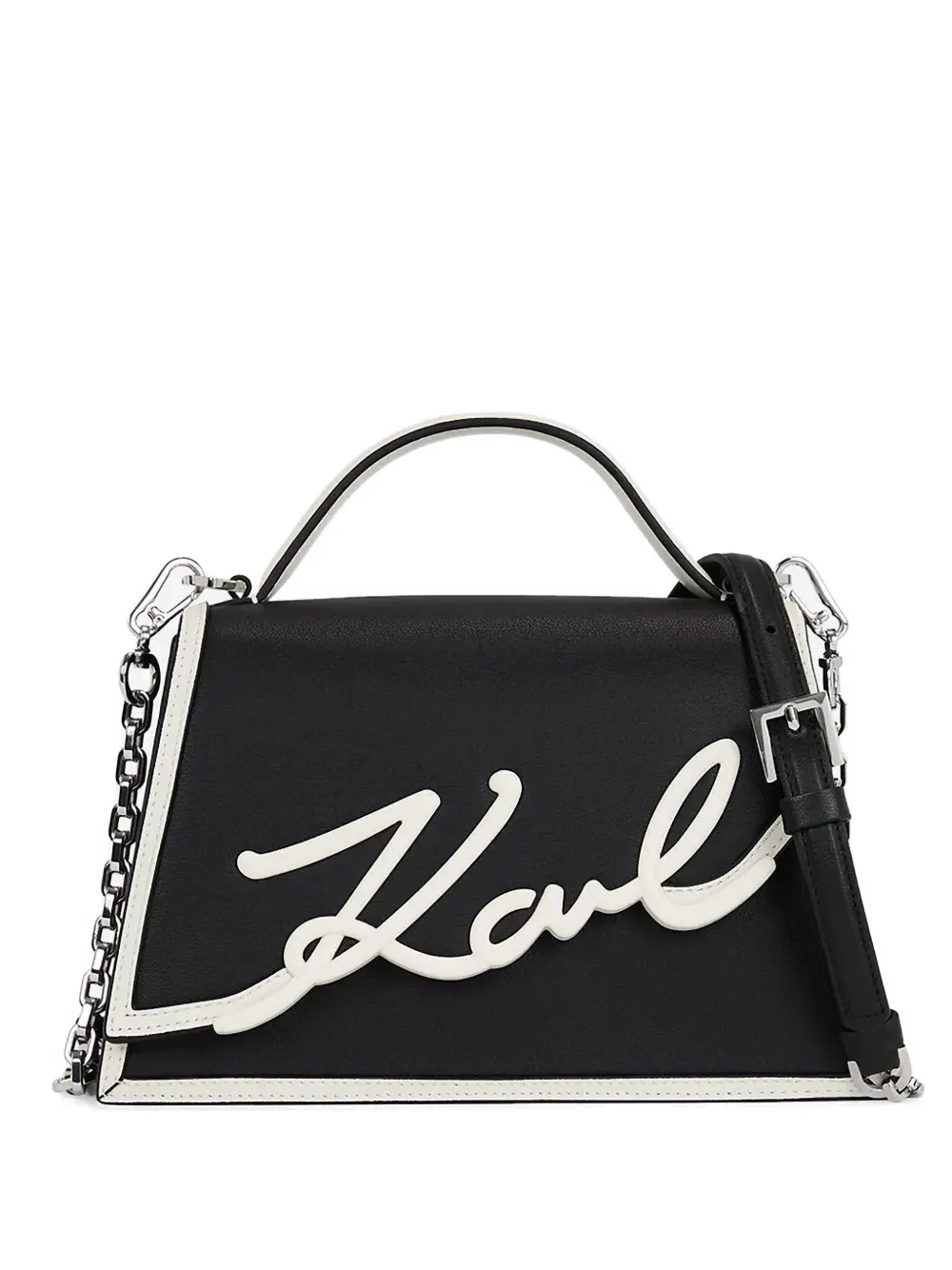 Karl Lagerfeld small K/Signature cross body bag - Nero