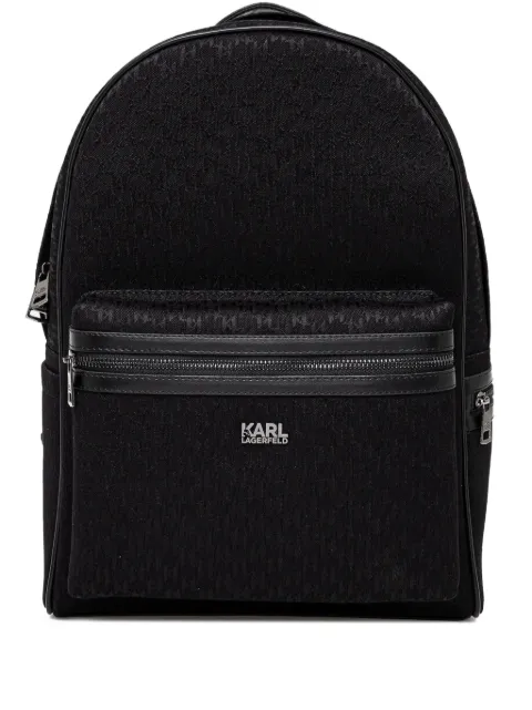 Karl Lagerfeld logo-appliqué backpack