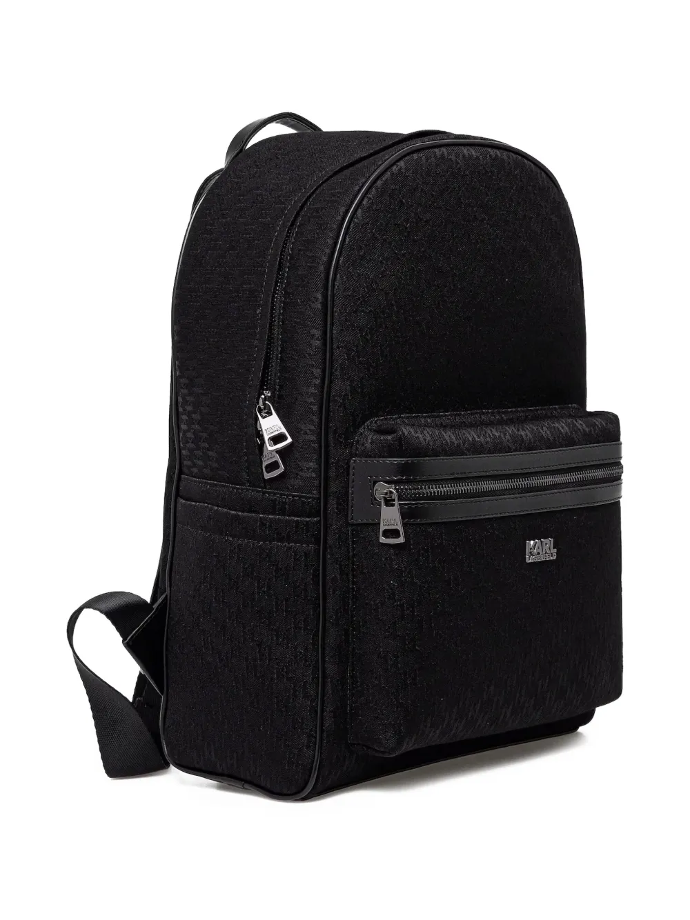 Karl Lagerfeld sac à dos à rabat en cuir tressé | Image 2
