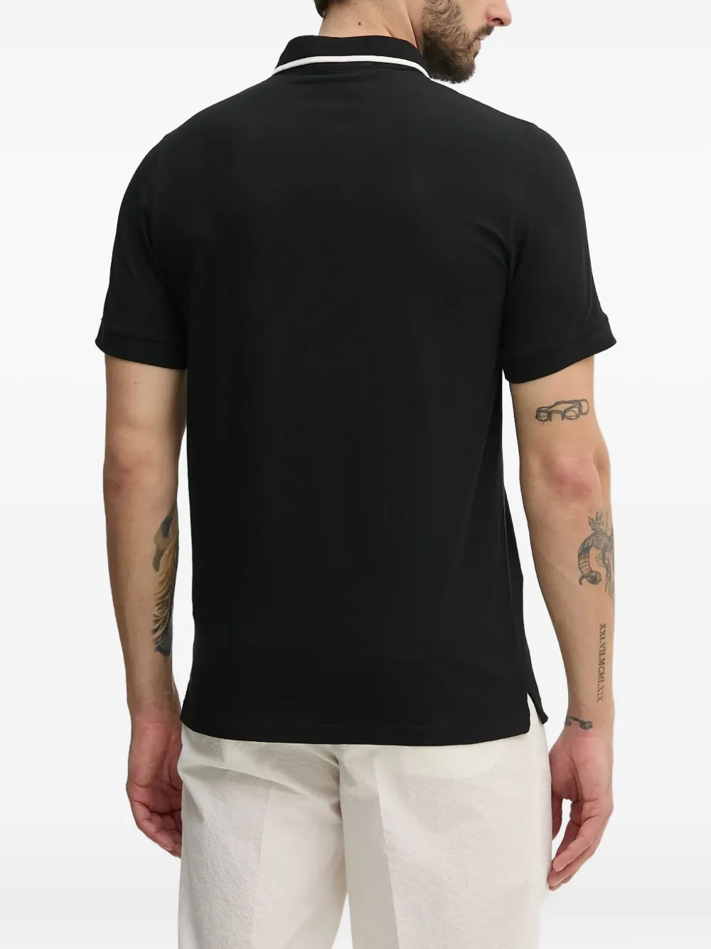 Karl Lagerfeld Overhemd met logopatch Zwart