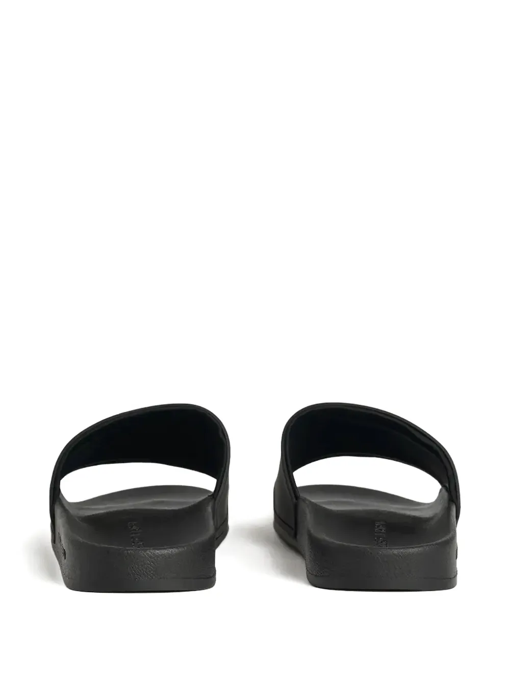 Karl Lagerfeld logo-print slides Black