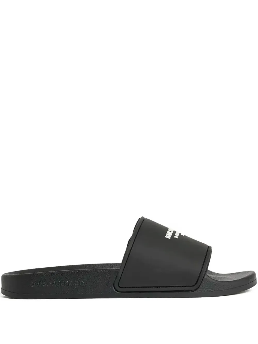 Karl Lagerfeld flip flops con logo estampado | negro | Image 1
