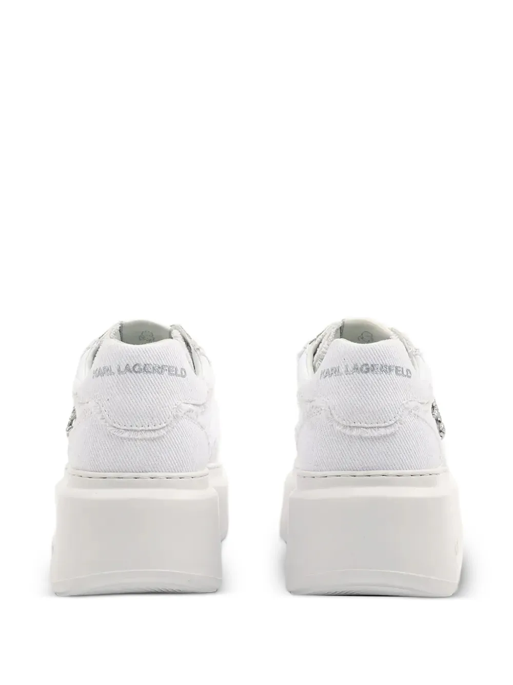 Karl Lagerfeld logo-appliqué sneakers White