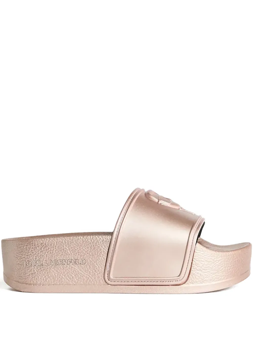 Karl Lagerfeld Kondominium pool slides Pink