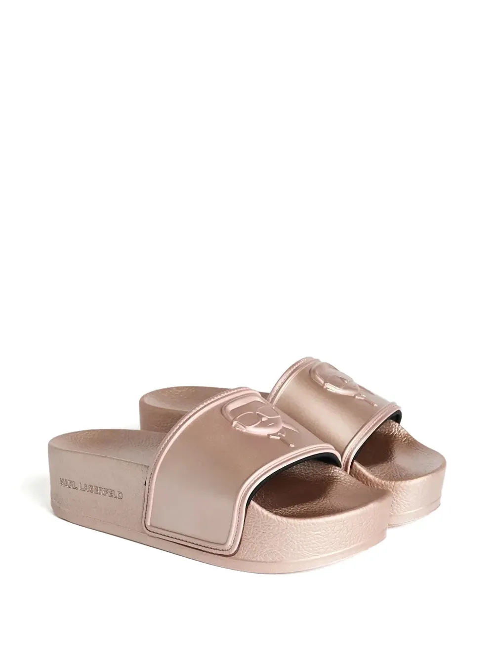 Karl Lagerfeld Kondominium pool slides Pink