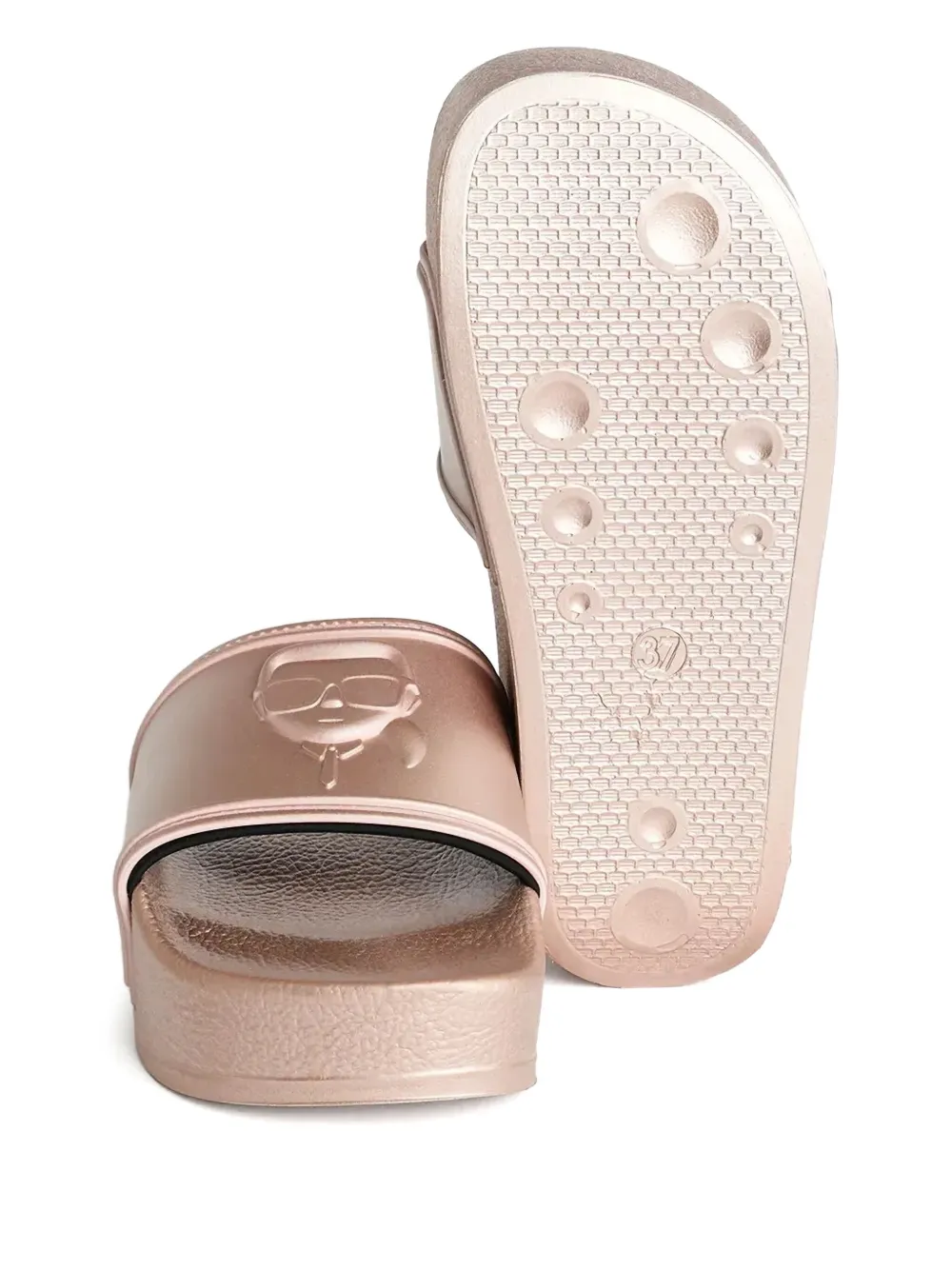 Karl Lagerfeld Kondominium pool slides Pink