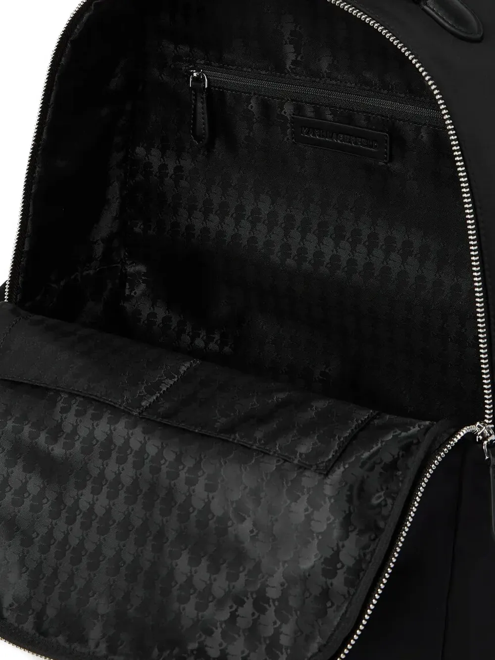 Karl Lagerfeld Rugzak met mesh vlak Zwart