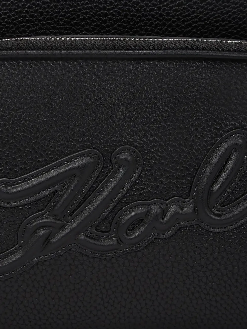 Karl Lagerfeld Rugzak met logo-reliëf Zwart