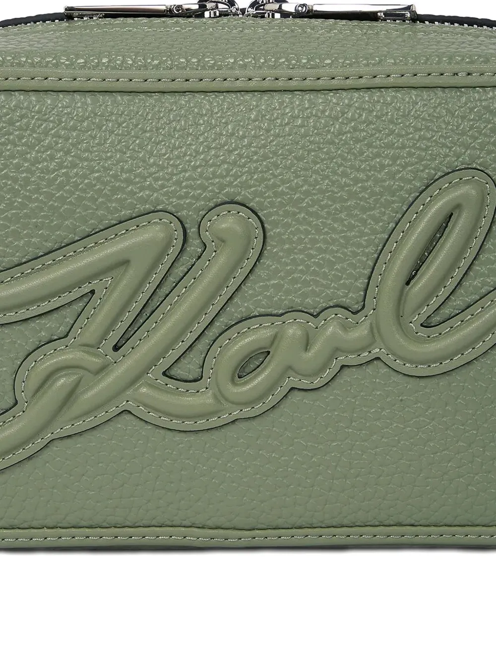 Karl Lagerfeld Signature crossbodytas Groen