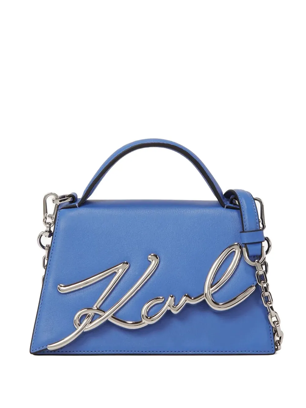 Karl Lagerfeld K/Signature ショルダーバッグ S - ブルー Karl Lagerfeld K/Signature ショルダーバッグ S - ブルー