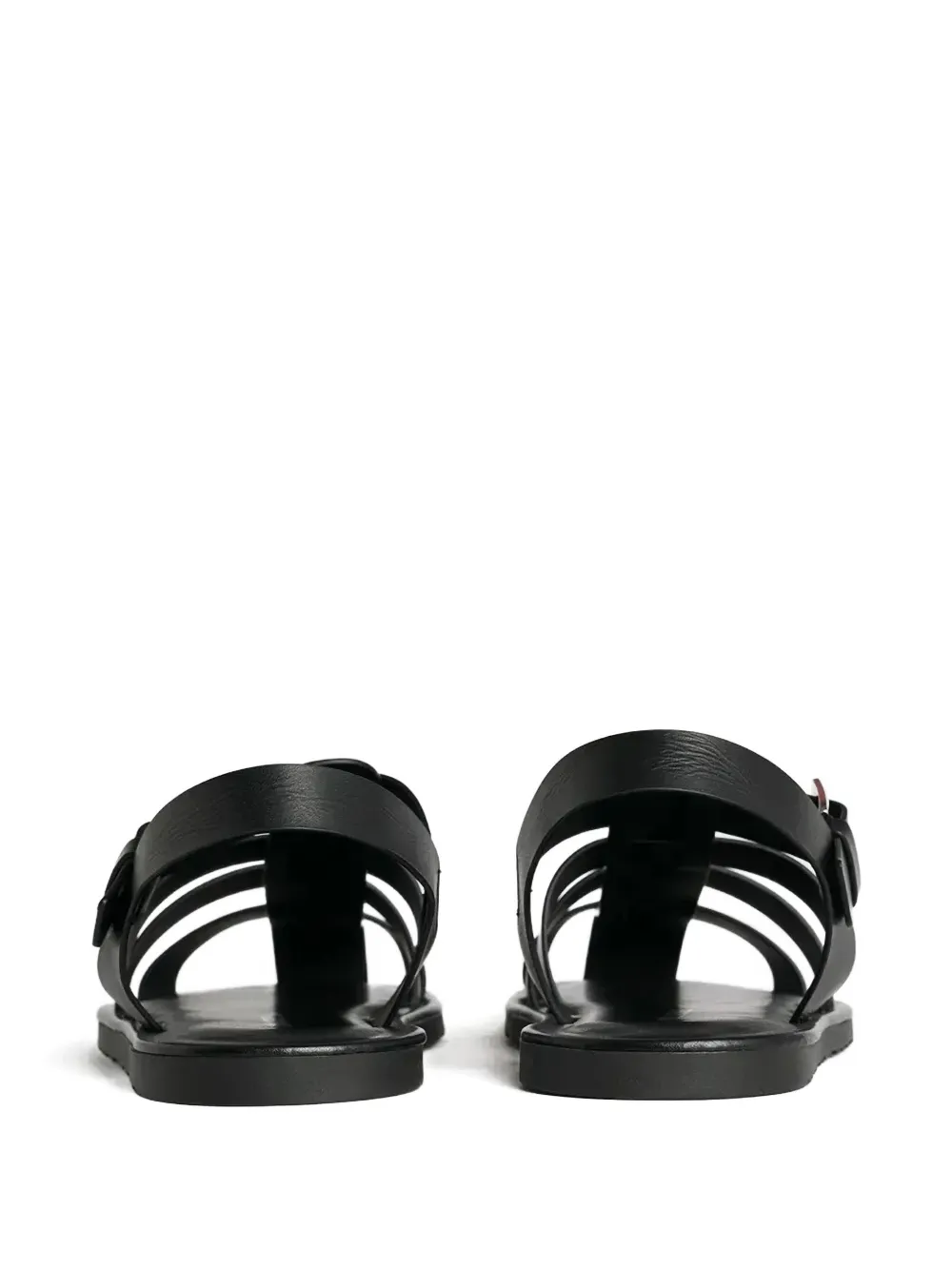 Karl Lagerfeld leather sandals Black
