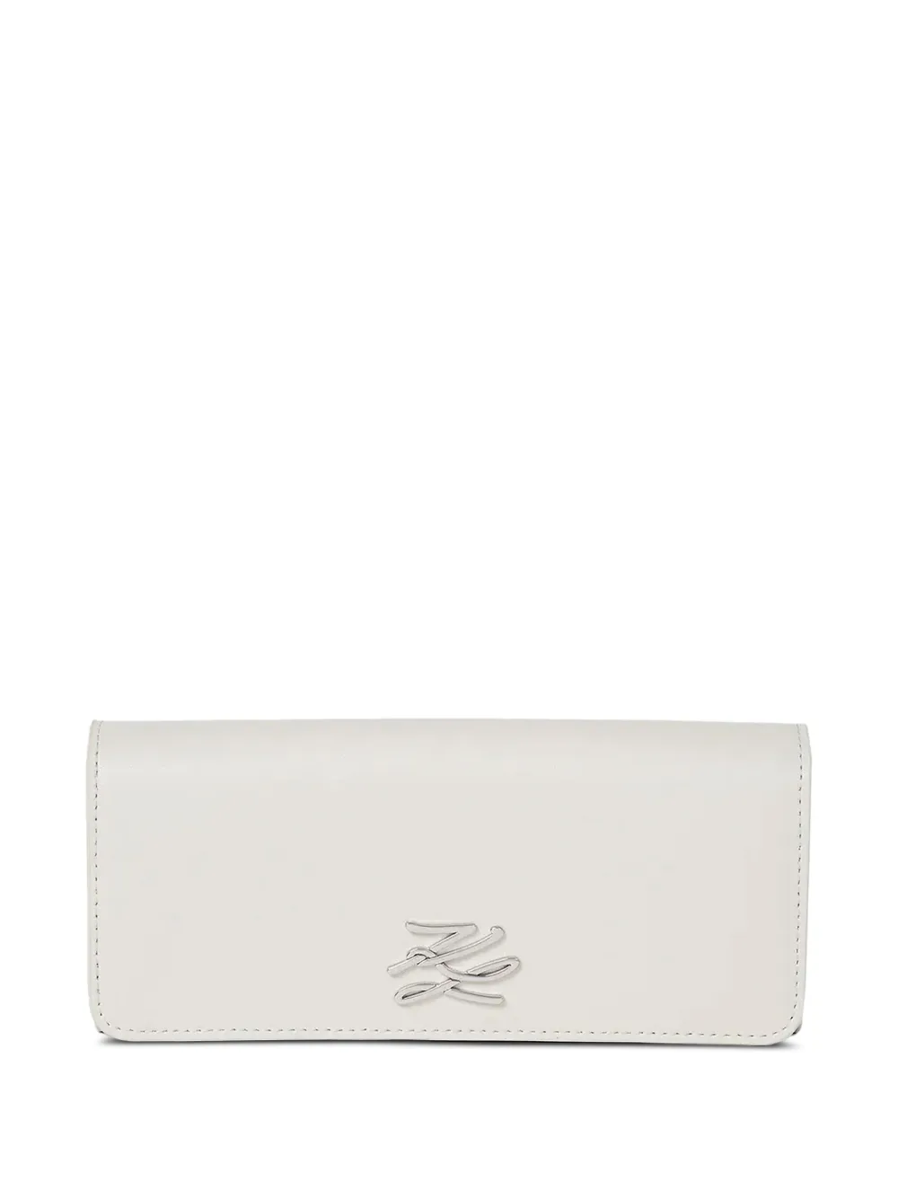 Karl Lagerfeld K Autograph portemonnee met logoplakkaat Wit