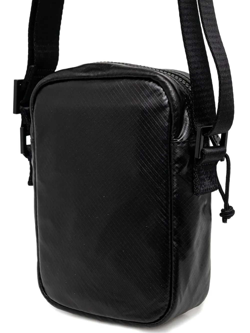 Karl Lagerfeld Patch-logo Messenger Bag In Black